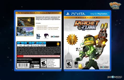 Ratchet Clank Collection PlayStation Vita Box Art Cover By EdwardPines