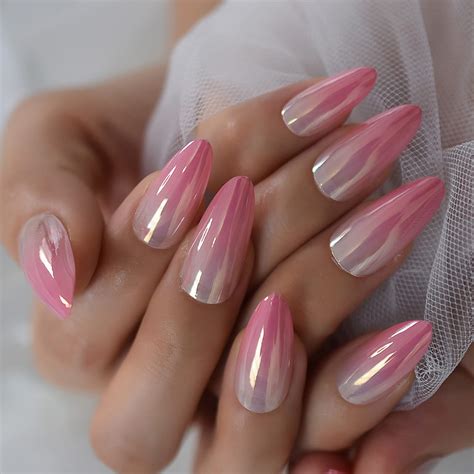 Pink And White Ombre Nails Stiletto Ubicaciondepersonas Cdmx Gob Mx