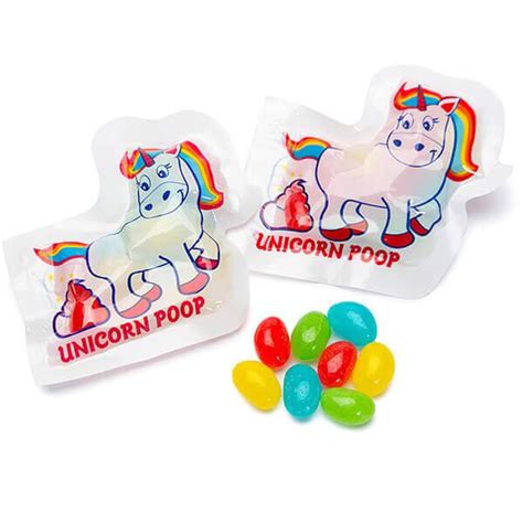 Unicorn Poop Jelly Bean Candy Packs: 24-Piece Bag | bestcandyshop