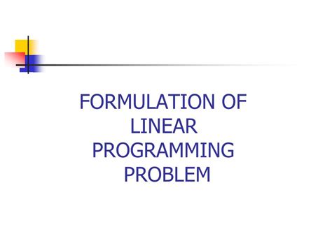 Ppt Linear Programming Powerpoint Presentation Free Download Id 4284329