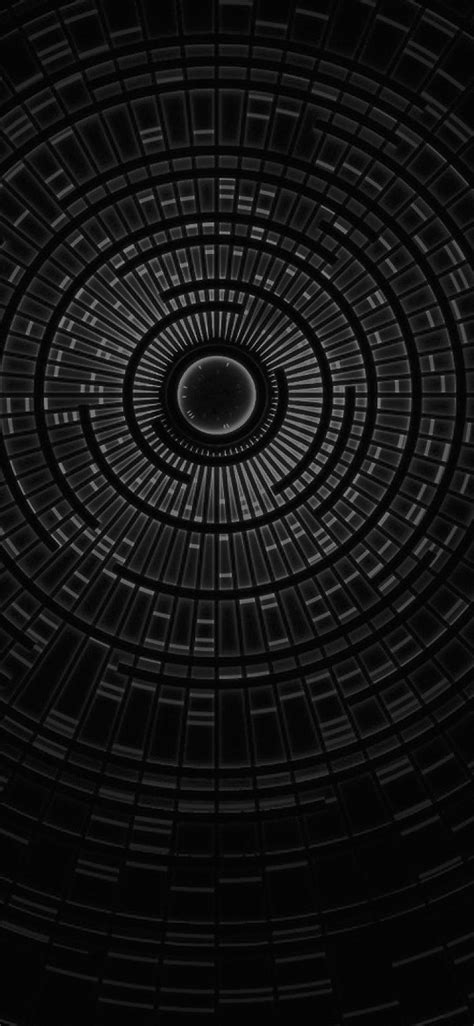 Iphone 8 Circle Hole Dark Bw Black Abstract Hd Phone Wallpaper Pxfuel