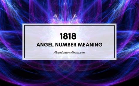 1818 Angel Number Meaning Twin Flame Love And Money