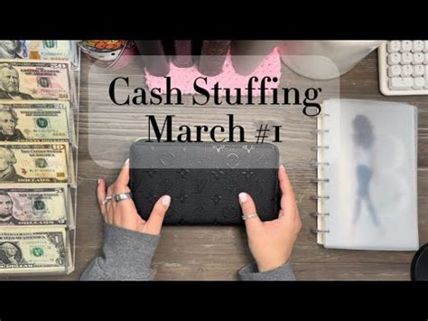 Cash Stuffing Envelopes And Sinking Funds March Paycheck 1 2024