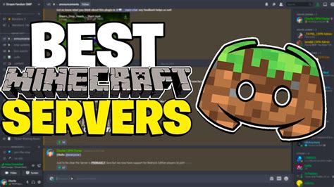 Best Minecraft Discord Servers To Join In 2021bedrock And Java Youtube