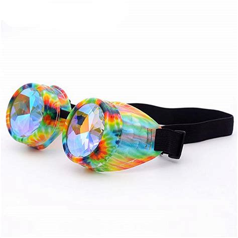 Custom Fashion Rave Festival Party Edm Sunglasses Diffracted Lens