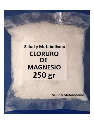 Cloruro De Magnesio Puro En Polvo O Cristalizado Gr Mercadolibre