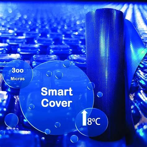 Capa Termica Para Piscinas Smartcover Azul Micras X Submarino