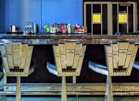 Art Deco Stools - Lakefront Airport New Orleans Photograph by Kathleen ...