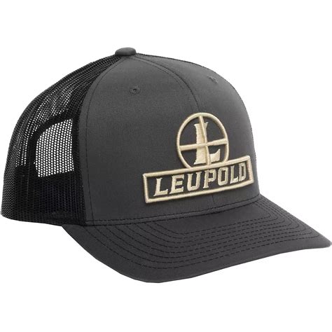 Leupold Adults Pro Gear Solid Reticle Trucker Hat Academy