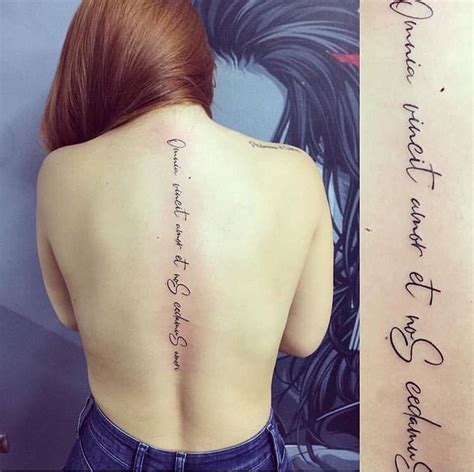 Tatuajes En La Espalda Frases Mujer