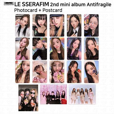 Le Sserafim Nd Mini Album Antifragile Official Photocard Postcard