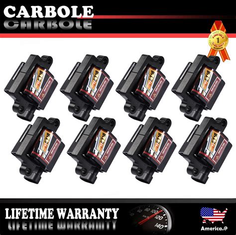 8 Square Ignition Coils Pack For Gmc Sierra 1500 4 8l 5 3l 6 0l V8 Uf271 D581 Us Ebay