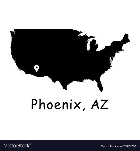 Phoenix Arizona In Usa Map - Filide Winnifred