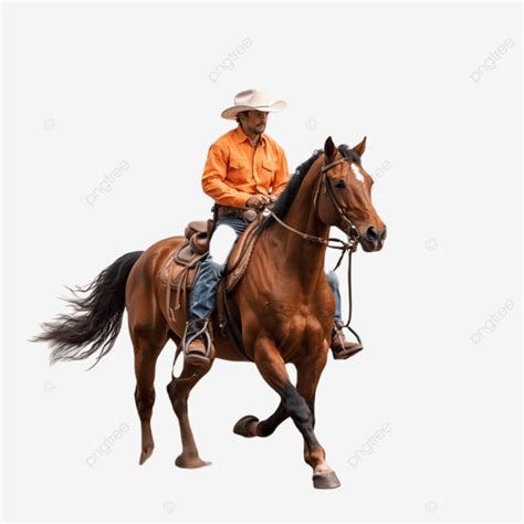 A Cowboy On Horse With Hat, A Cowboy On A Horse, With A Cowboy Hat On ...