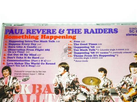 Paul Revere And The Raiders Featuring Mark Lindsay Something Happening