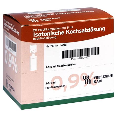 Isotonische Kochsalzl Sung Plastikampullen Medpex