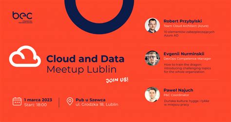 Cloud And Data Meetup W Lublinie Koziolek Pl