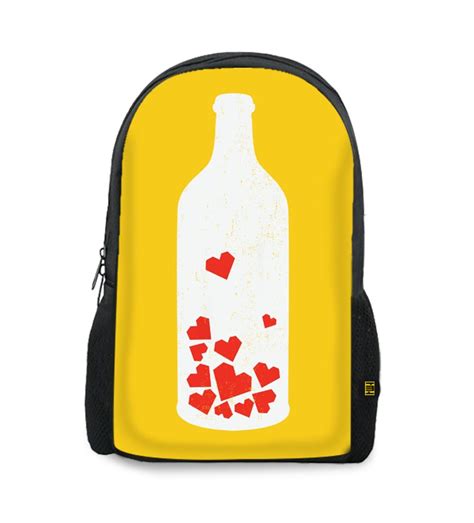 Love Bottle Art Printed Backpacks Bg 36 Price In Pakistan At Symbiospk