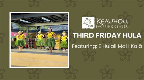 Third Friday Hula Keauhou Shopping Center Kailua Kona 15 March 2024