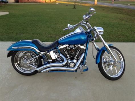 Harley Davidson Softail Deuce Blue Ghost For Sale On Motos