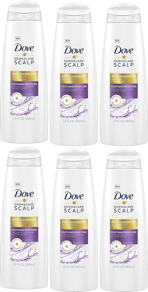 Dove Dermacare Scalp Anti Dandruff Shampoo Dryness And Itch Relief 12 Fl Oz