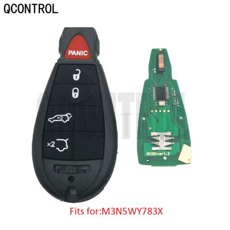 Qcontrol Car Remote Id Chip Smart Key For Jeep Frequency Mhz