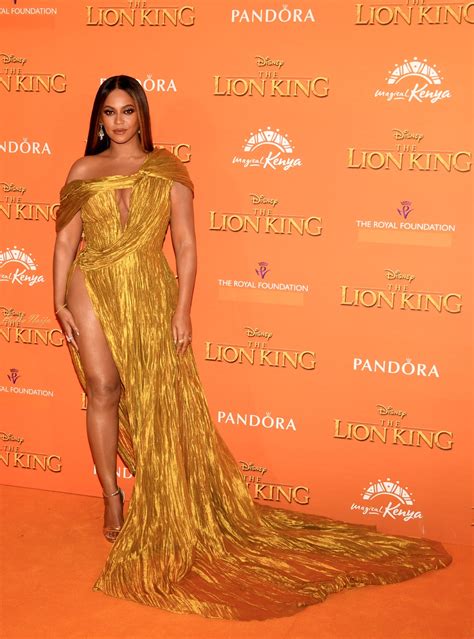 Beyoncé channels Nala in Custom Cong Tri at The Lion King London