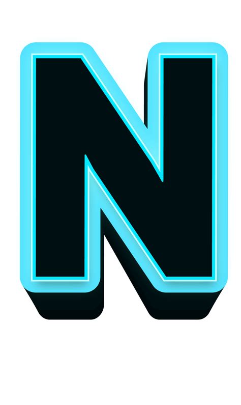 Neon alphabet letters 22941322 PNG