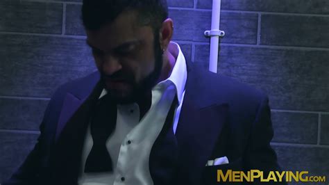 Sexy Men In Suit Gets Steamy On Rough Gay Sex In A Restroom