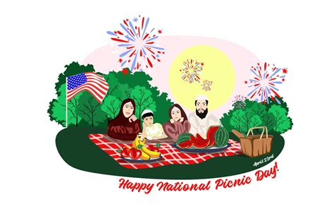 International And National Picnic Day Vector Illustration 11167951