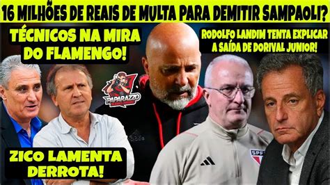 Multa De Milh Es Para Demitir Sampaoli Landim Fala Sobre Dorival