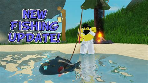 NEW FISHING UPDATE IN ROBLOX SKY BLOCK YouTube