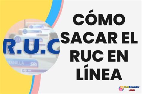 C Mo Sacar El Ruc En L Nea