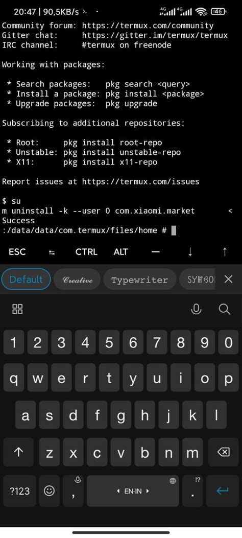 DEBLOAT VIA TERMUX Telegraph