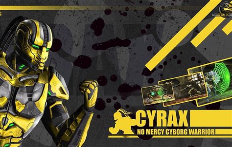 Yellow Mortal Kombat Cyborg Cyrax For Hd Wallpaper Pxfuel