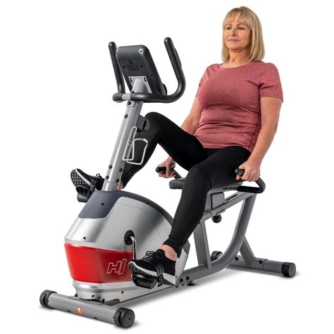 Hop Sport Rower treningowy leżący magnetyczny HS 035L Solo srebrny