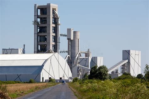 Cement Factory Stock Image Image Of Blue Business Equipment 43217651