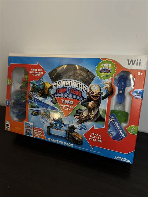 Skylanders Trap Team Starter Pack Open Box Wii Game Included For Sale