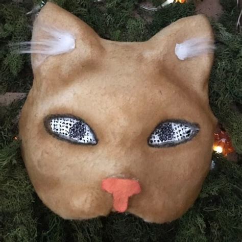 Orange Cat Therian Mask Just For You Etsy