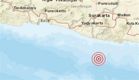 Tak Berpotensi Tsunami Gempa M Guncang Pacitan Getaran Terasa