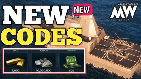 May New Modern Warships Promo Codes Modern Warships Codes May