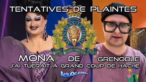 Cosmos Info Mona Coup De Hache Tentatives De Plaintes Live La Grc