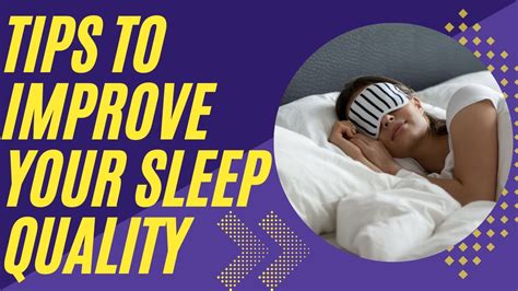 These Tips Will Improve Your Sleep Quality Youtube