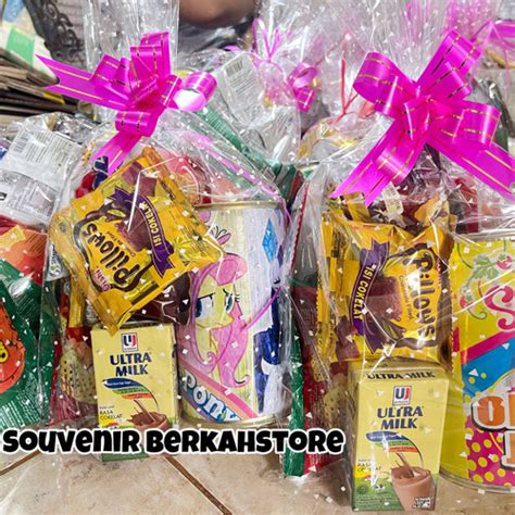 Jual Bingkisan Snack Ulang Tahun Ceengan Anak Kaleng Souvenir Paket