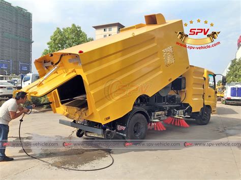 Jul 2019To Brunei Road Sweeper Truck Dongfeng 2 Cbm Water 6 Cbm