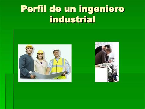 Perfil Del Ingeniero Industrial PPT Descarga Gratuita