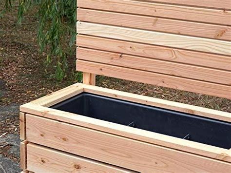 Jardini Re En Bois Avec Brise Vue Int Gr Outdoor Storage Box