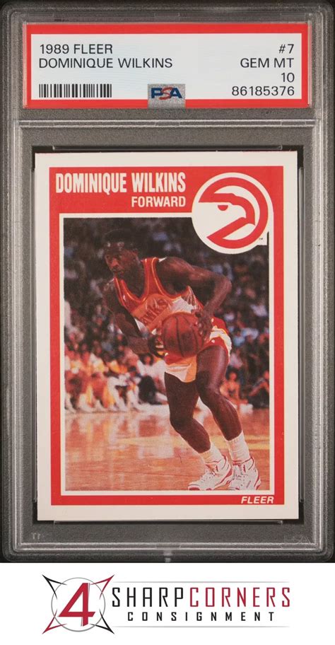 Dominique Wilkins 1989 Fleer 7 Base Price Guide Sports Card Investor