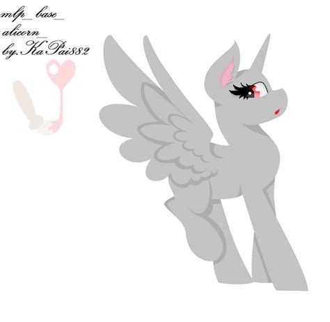 mlp base alicorn by.KaPai882 by KathePArt on DeviantArt