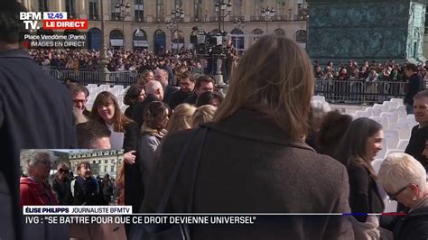 IVG dans la Constitution ces femmes qui ont assisté à la cérémonie